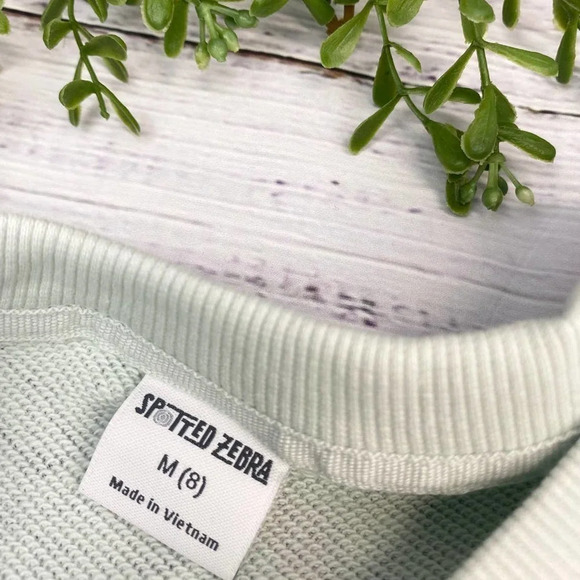 New Spotted Zebra Boys Sweat Activewear Retro Print Short Outfit Medium - Picture 4 of 8